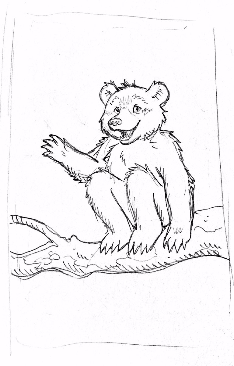 Been wanting to do a follow up sixfanarts but there just hasn't been time! Here's as far as I got...Little Bear! 