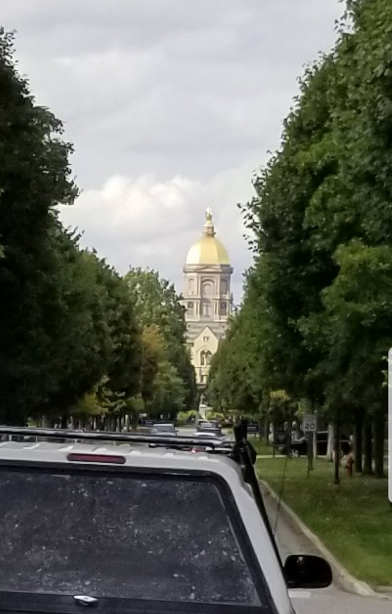PLACT_74's tweet photo. Late for the call to post a fave @NDFootball pic! We have hundreds, but I'm going with this unlikely candidate.
Each year we turn into the driveway and it signals the start of one of the best weekends of the year!
You're up @MderouxDe @NoG1971 @GodwinSheila @jackheffer @gerheffer https://t.co/DMZdtREK3X