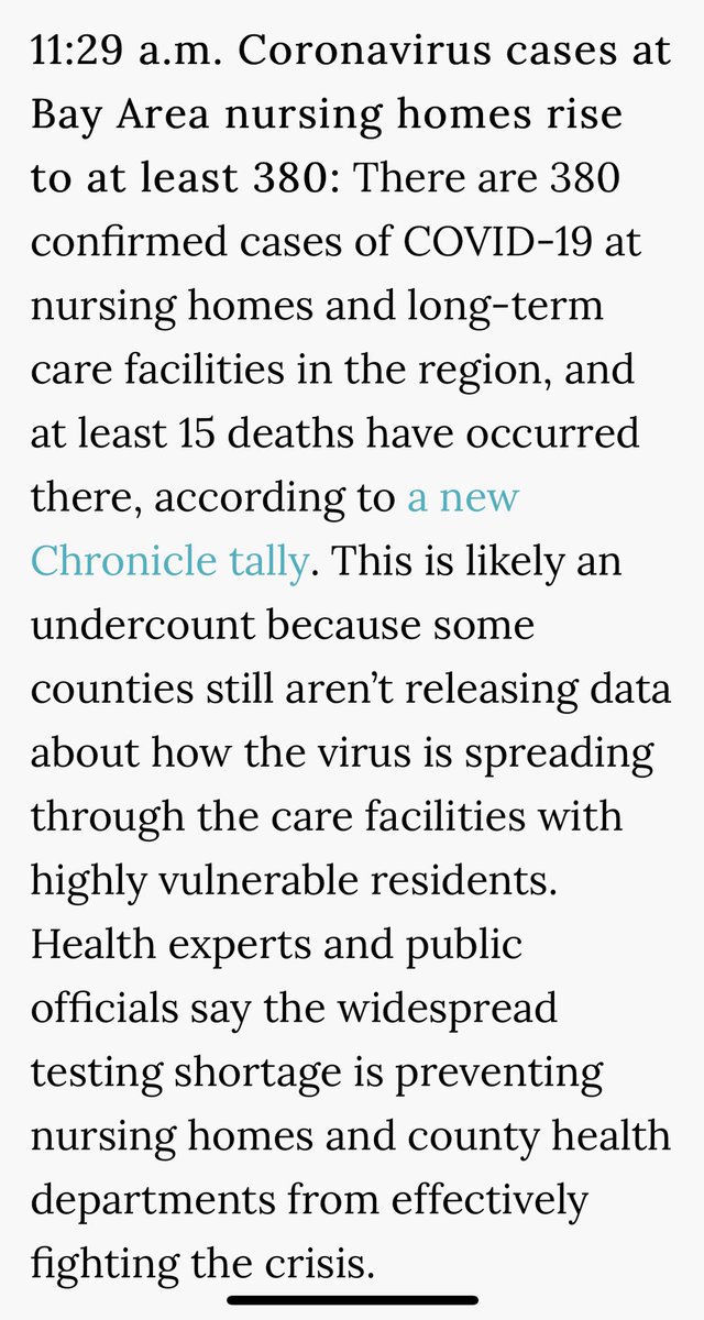 LouiseAronson's tweet photo. Guess why we don’t know how many old people are suffering &amp; dying from #COVIDー19 ? Because th US doesn’t require reporting or track #CoronavirusOutbreak deaths in nursing homes. This is what inequality &amp; immorality look like @CMSGov @SeemaCMS #geriatrics #BayArea https://t.co/ZSMMlfRBye