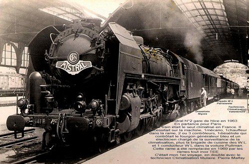 1)Tout commence à la fin des années 60 où la SNCF doit rapidement remplacer son parc matériel vapeur obsolète et innover afin d’être toujours plus performante et lutter contre son pire ennemi : la voiture !