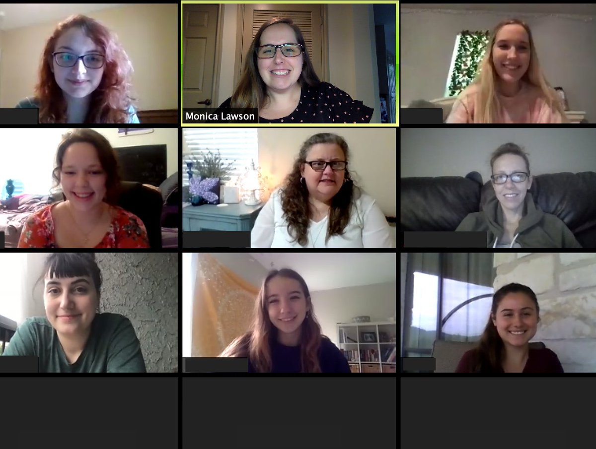GROWTHLabUTSA's tweet photo. GROWTH Lab Spring 2020: Quarantine Edition. Very thankful to have such intelligent, dedicated, and resilient (!) undergraduate and graduate students on our team!  #research #StayHome #coronavirus https://t.co/Vnovu9c6i0