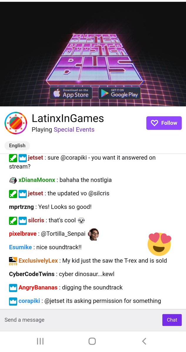 Big thanks to <a href="/LatinosinGaming/">Latinx in Gaming</a> for featuring us on today's stream and welcome to our new followers!

We have promo codes for that cool T-Rex you just saw. 😉 Just @ us and ask for one.