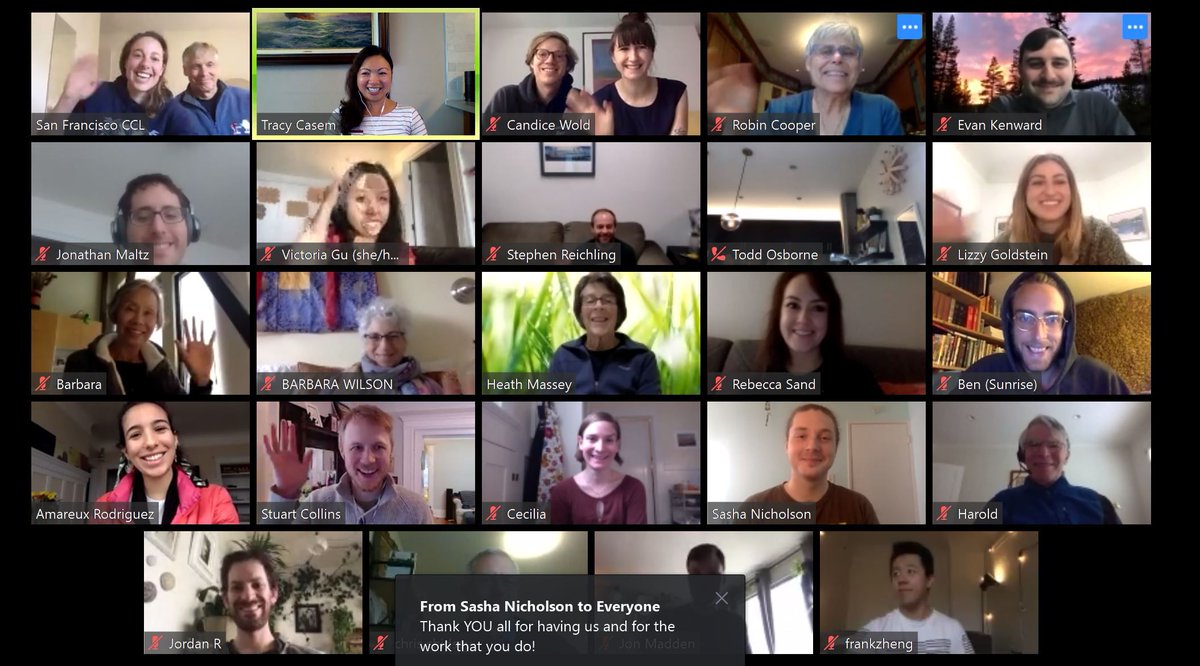 CCLSanFrancisco's tweet photo. Thanks all for joining our CCL San Francisco meeting today! Special thanks to national guest speaker @NCStinn from @Enviro_Voter and our local guest speakers from @sunrisemvmt! ππ
#grassrootsclimate #climatechange #cclsf https://t.co/RUoLWYFUIE