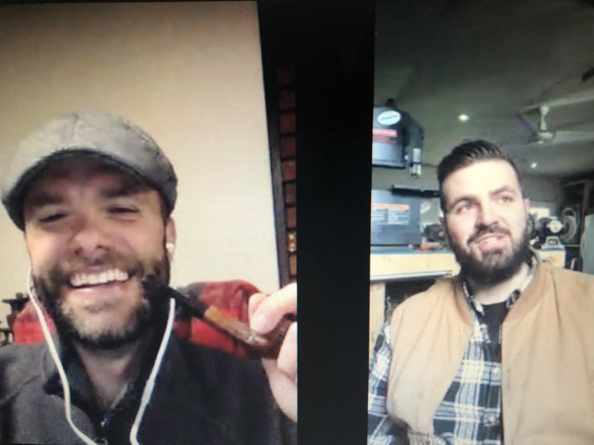 It was great getting to speak with pipe maker Nate Rose <a href="/RosePipesCo/">Nate Rose</a> this afternoon. Stay tuned for the Pipefuls segment in May. #pipefuls #thepipeprofessor