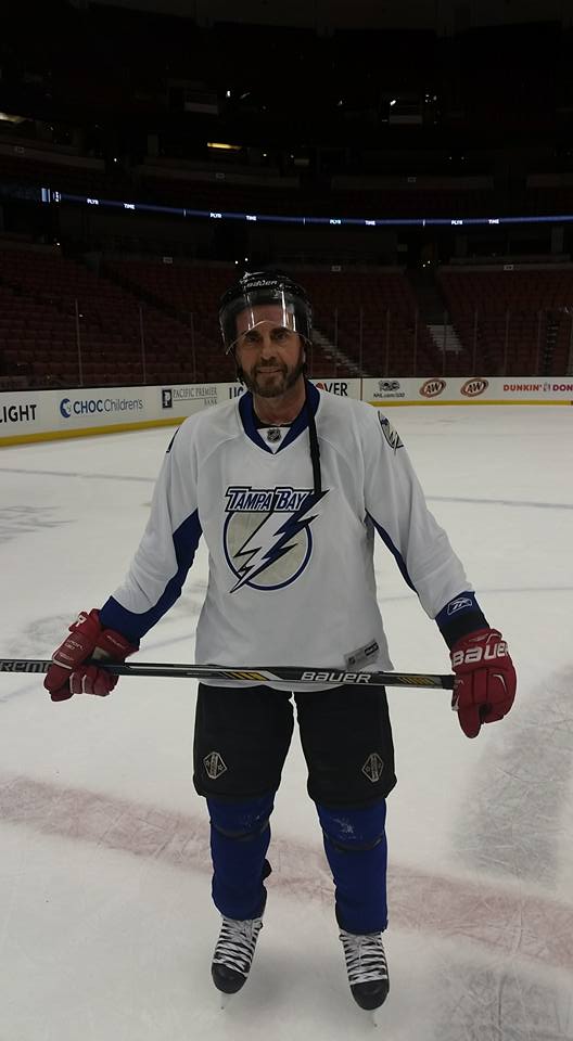 ThomMulligan's tweet photo. flash back on the ice at the Honda Center, cant wait to get back to Hockey     Keep The Strong Faith    This To Shall Pass https://t.co/vfIAlmrDIW