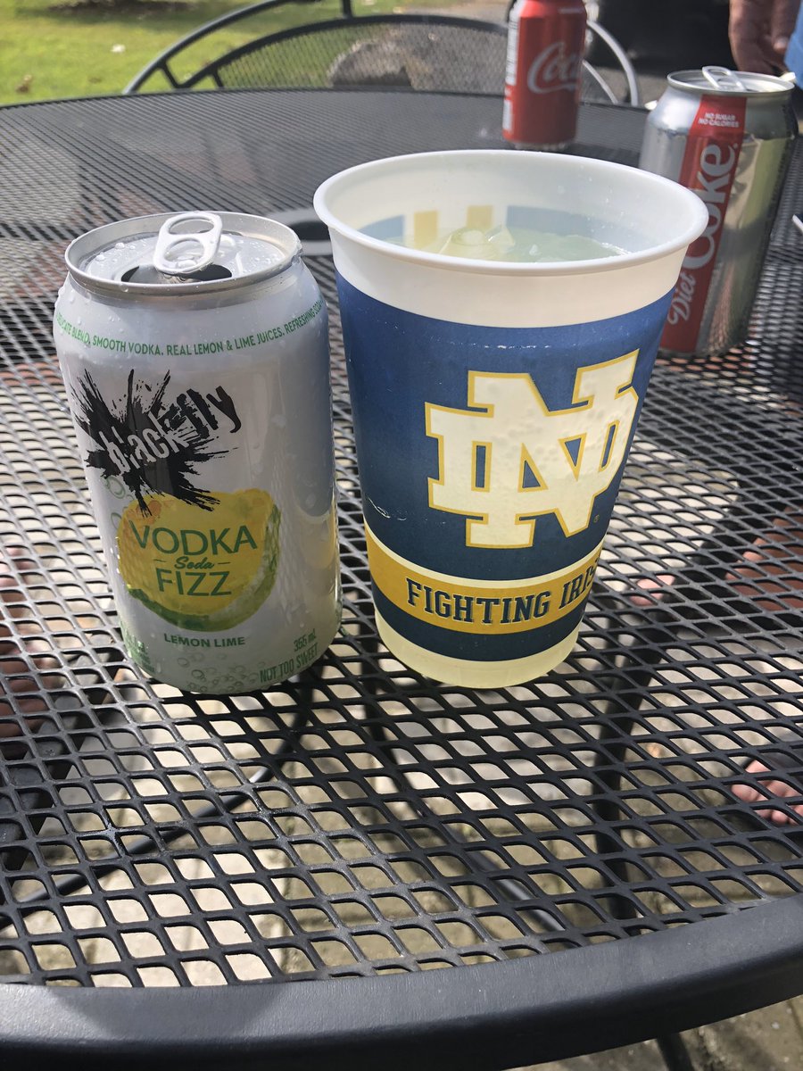 After a drive on campus one needs an ND beverage!!!!   Good times, lots of laughs, great memories...... right and football!!!!