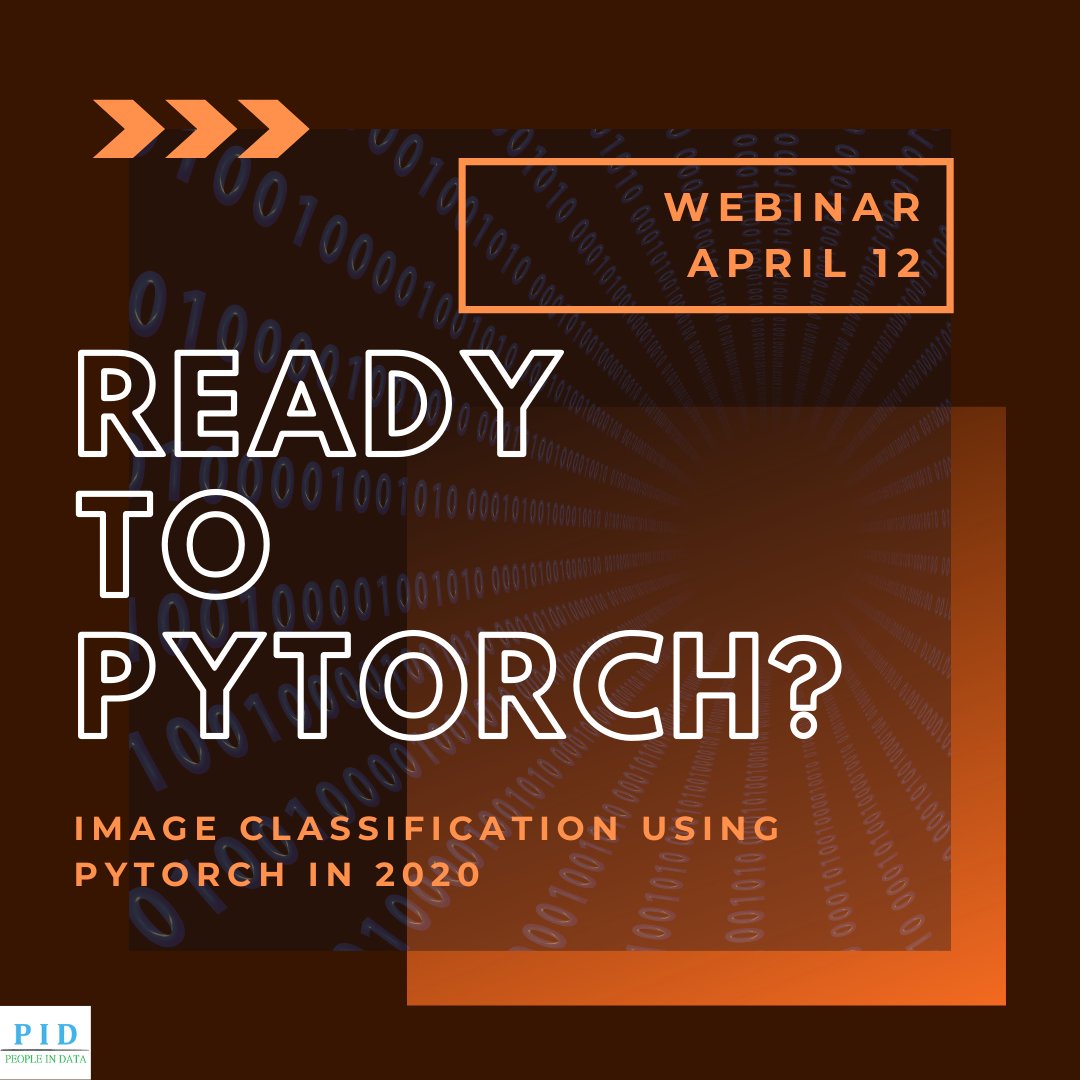 People_In_Data's tweet photo. Ready to #PyTorch?
Join us here: https://t.co/ojKU6tuygC

#CNN #webinar https://t.co/1FSxHAR4XE