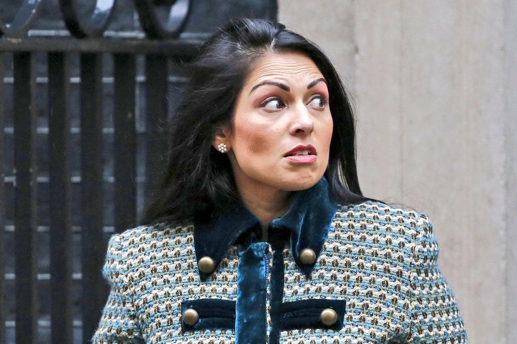 Congratulations ... you are Priti Patel ... let's put you in charge of the security of the country!5/5