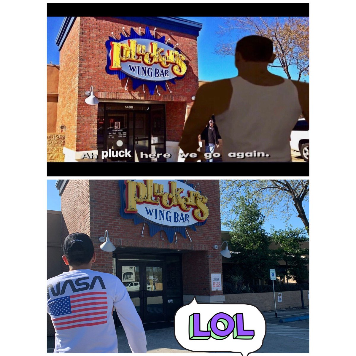 RadioRaccoon1's tweet photo. @Pluckers #pluckers #wingbar https://t.co/o8PtaMguUN