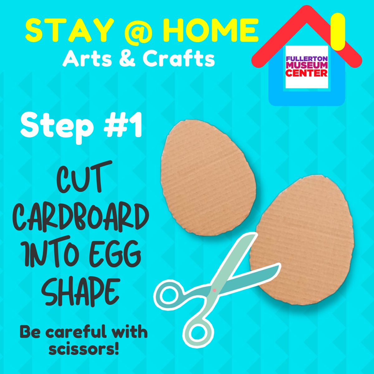 museumfullerton's tweet photo. Have some springtime fun at home! Follow along to this quick &amp; easy craft activity with items from around the house. 🐣🏡✂️ ⁣
•⁣
•⁣
#MuseumFromHome #fullerton #museum #art #culture #diy #crafts #eastereggs #easter #spring #downtownfullerton #losangeles #oc https://t.co/w6xb3jyKeN