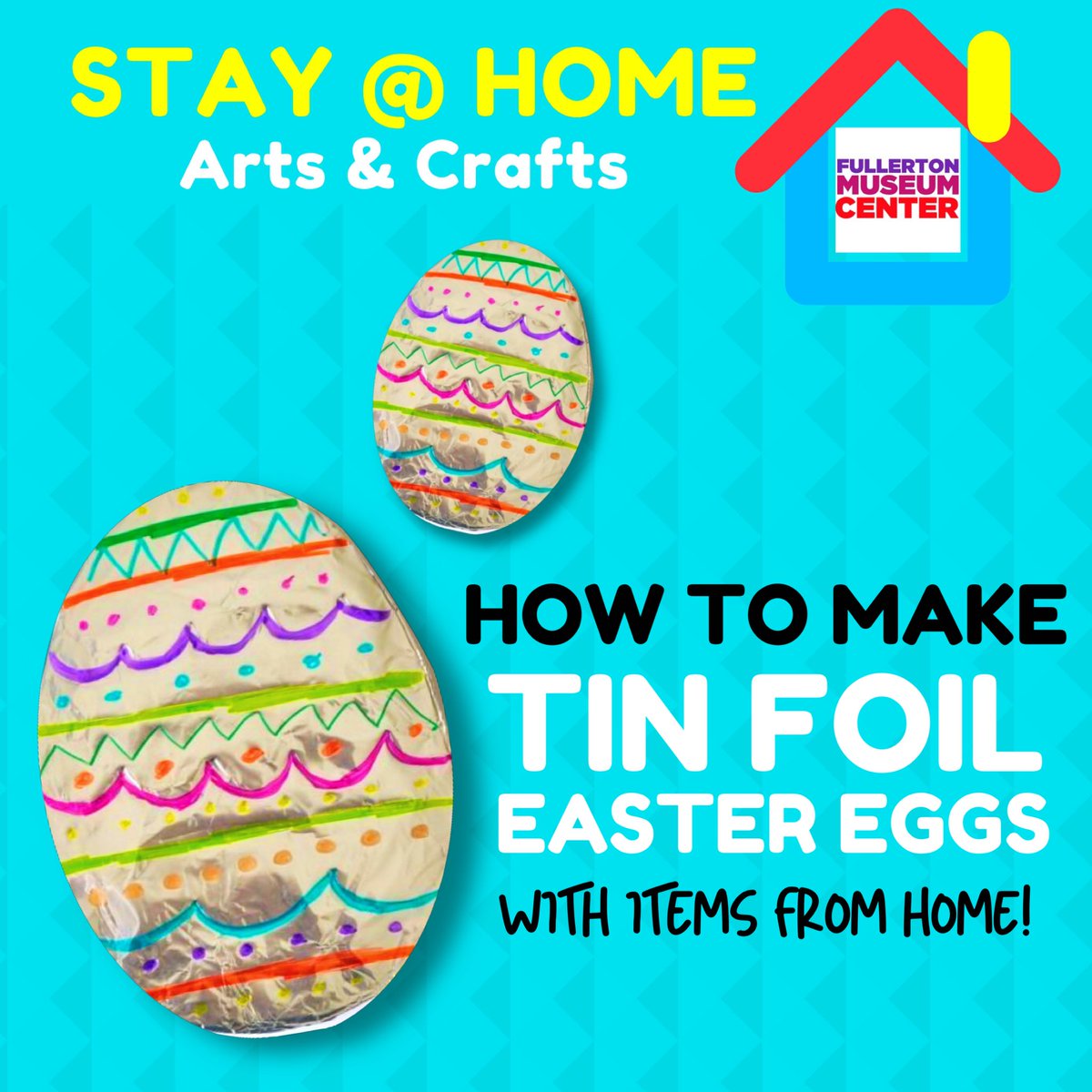 museumfullerton's tweet photo. Have some springtime fun at home! Follow along to this quick &amp; easy craft activity with items from around the house. 🐣🏡✂️ ⁣
•⁣
•⁣
#MuseumFromHome #fullerton #museum #art #culture #diy #crafts #eastereggs #easter #spring #downtownfullerton #losangeles #oc https://t.co/w6xb3jyKeN