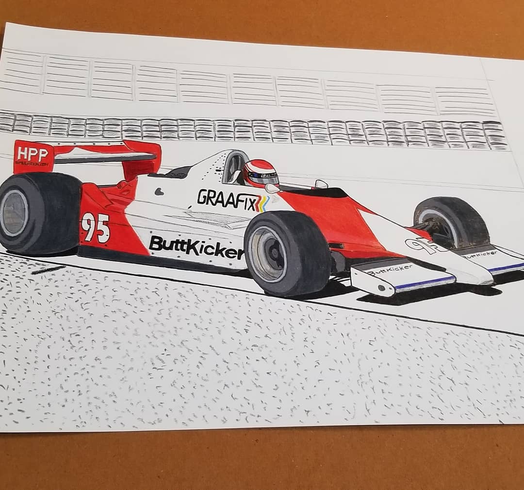CTA_Artwork's tweet photo. NEW CUSTOM ART ALERT! All finished with this latest piece for our friends @LionheartSeries on @iracingofficial really love the classic Lotus lines here.

#art #carart #racingart #handdrawing #indycar #lionheartseries https://t.co/nCBCRZVoQD