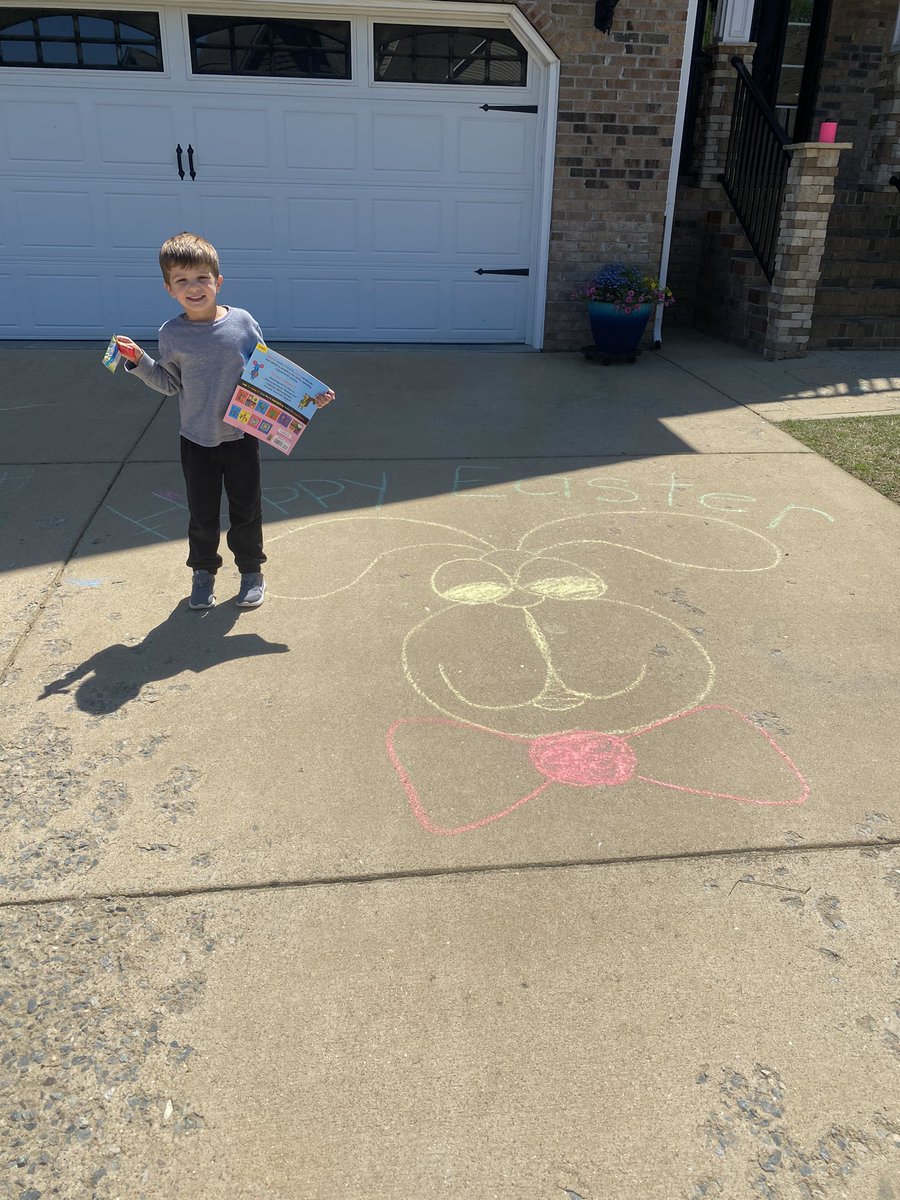 We had a visit from the Easter Bunny this afternoon. Delivering books to kids in our neighborhood! Thank you so much! <a href="/erkeith77/">Rená Keith</a> <a href="/tonia_parrish/">Tonia Parrish</a>