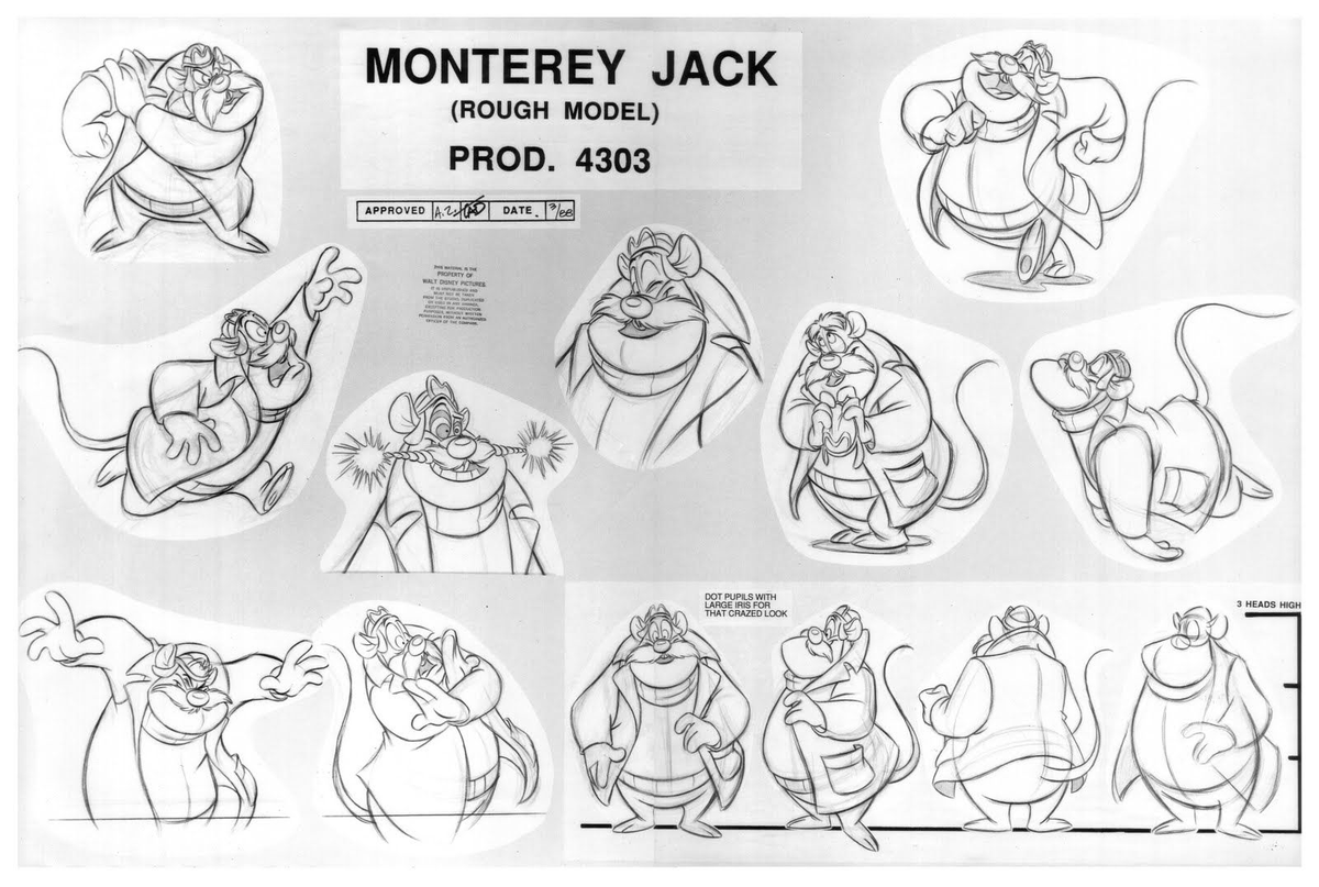 mattcrotts's tweet photo. early concepts for Chip 'N Dale Rescue Rangers

I grew up wanting to be Monterey Jack https://t.co/u02kfkEU8m