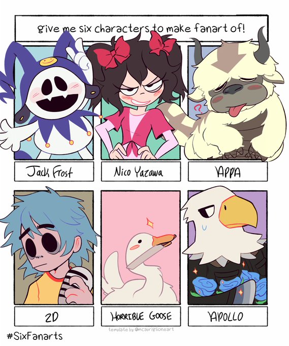 i wanted to do more but my hands hurt lol #6fanarts 