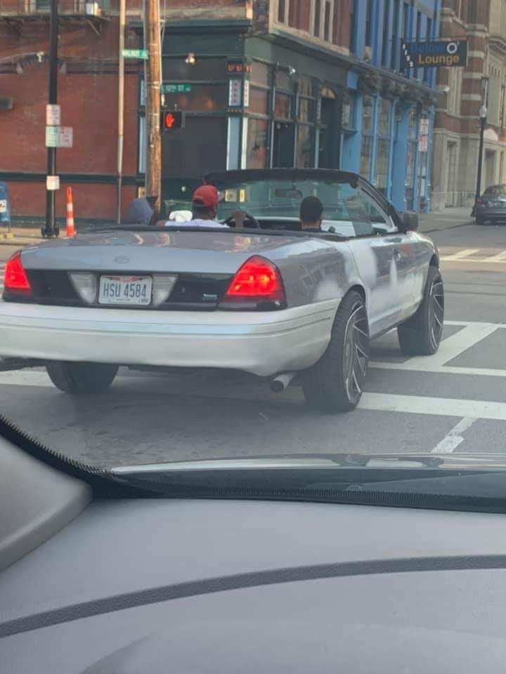 Nigga I have seen a lion ride a tricycle at the circus but never have i ever seen a nigga in a convertible crown vic