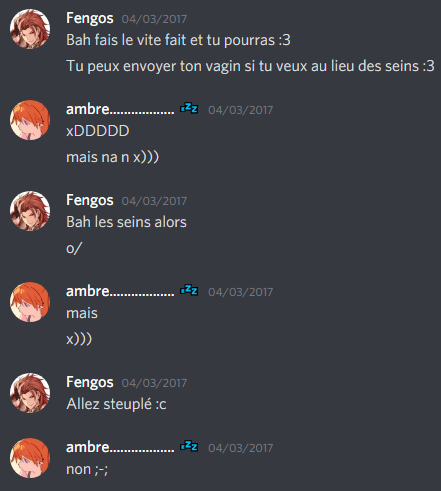 Vous pouvez déjà cerner la technique "t'es ma petite soeur, tu me dois ça". M'enfin, j'avais beau dire non, beau lui demander d'arrêter, pleurer et chercher des excuses, il continuait de me harceler pour avoir ces fameuses nudes de mineure.