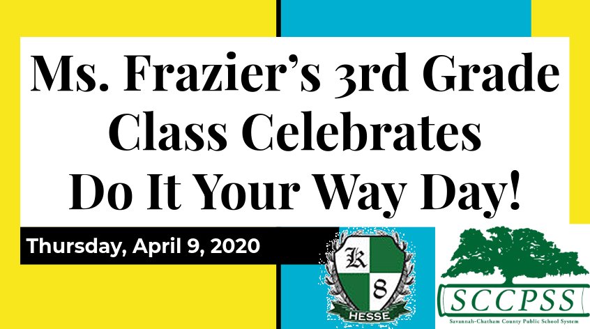 MsBFrazier's tweet photo. Fun with my Dawgtastic kiddos as we celebrated SCCPSS Do It Your Way Day! Thrilling Thursday fun with our theme of Hesse School Spirit, creative writing, sharing, and learning with loads of FUN! #DoItYourWayDay @SCCPSS @georgiadeptofed @hesse_k8 https://t.co/N6NiaVnfUc