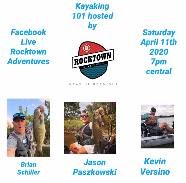 GearUpHeadOut's tweet image. Join us tonight at 7:00 PM on Facebook Live with "Kayaking 101". While we are holding up a nice catch in the banner, this is not a fishing specific event.  For more info please visit bit.ly/2JRxj5V.
#GearUpHeadOut #KayakKlass #KayakTips #Paddling #Kayaking #GetOutside