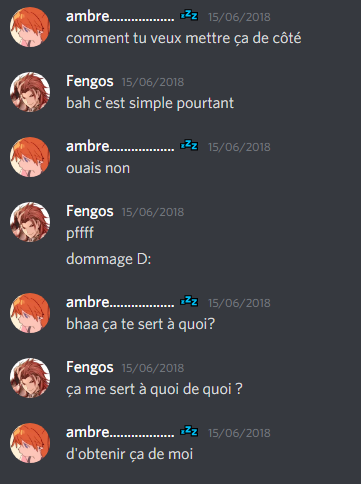 Comme beaucoup ici le savent, je suis une fille qui a eu très peu de relations, quand j'avais 14 ans et pendant presque 2 ans j'ai été en couple avec la même personne. Et ça n'a pas empêché Fengos de me conseiller de passer outre mes principes de fidélité (il était en couple btw)