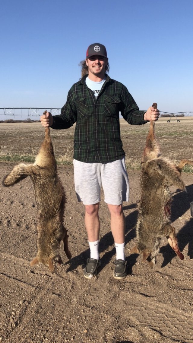 StevensArlo's tweet photo. Arlo’s Assassin Academy congratulates intern Joe Dirt on his double dog down.  He would like to be a pro staff member but here at AAA we have an image to uphold,and SON that ain’t it!!#getahaircut #findarazor @kcstevens9 @TeamHornady @SavageArms https://t.co/eMvJh47NoG