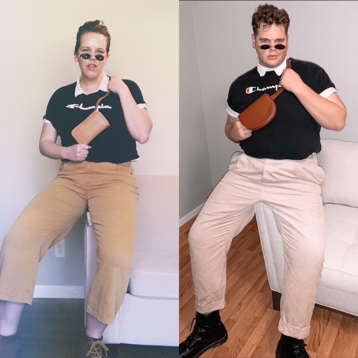 MSU_ChildLife's tweet photo. Spending our quarantine trying to become as cool as our students. 😎 Send your @mostatecoe CFD profs an iconic photo and we’ll recreate it. It’s our way of saying we miss you. 🐻🖤 Thanks to #childlife Sr Hayden DeSha for giving us permission to Cara Smith to try her 🖐 at this 1 https://t.co/h5VH3fDFoh