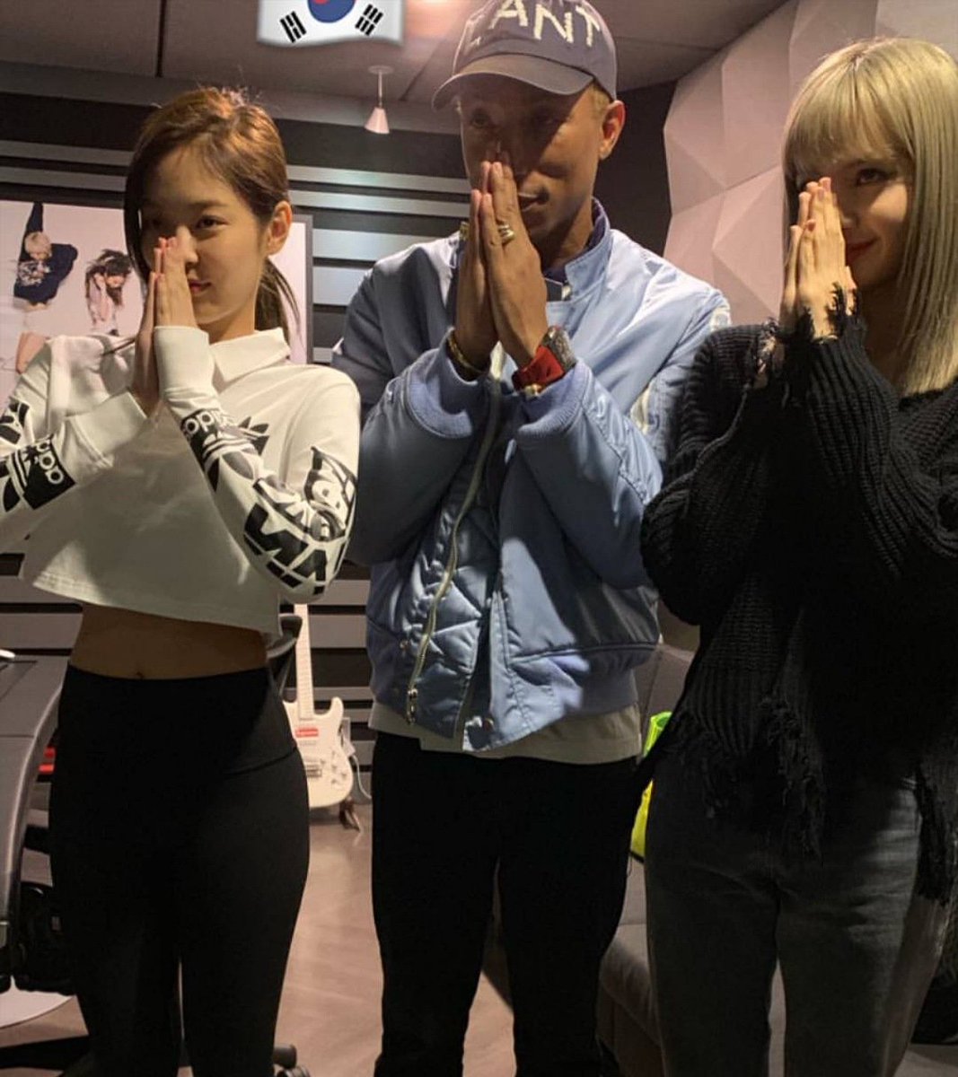 While he was in Korea for his Chanel event, Pharrell Williams spent some time in the studio with Jennie and Lisa. Nothing ever came out of it, just another wasted opportunity for new music.
