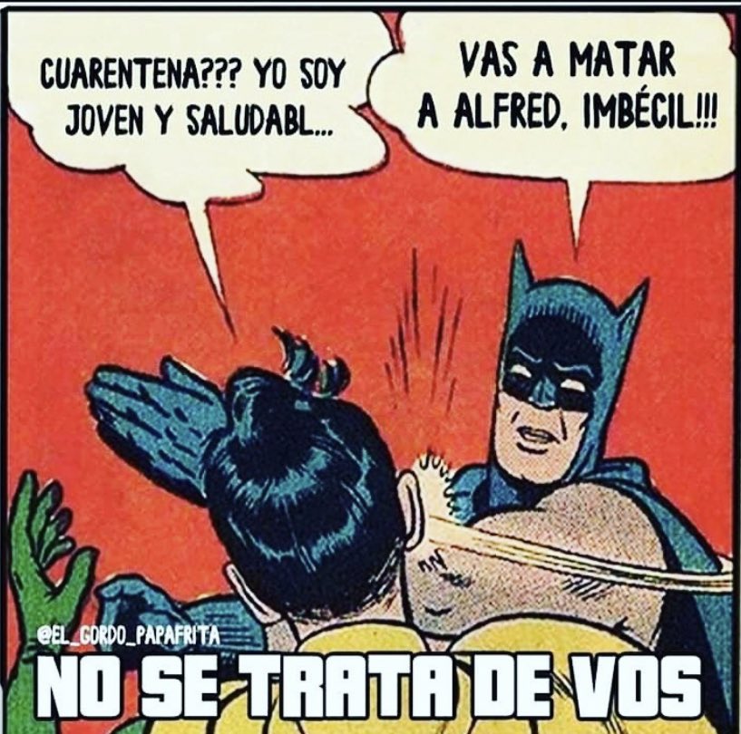AleMRV_'s tweet photo. #PobrezaNews Aviso Parroquial #QuedateEnCasa @drfjmed @Hijitus2020 @chichodisanto 
No Se Trata de Vos Joven Argentino 😷 https://t.co/qX5Ojm2FpS