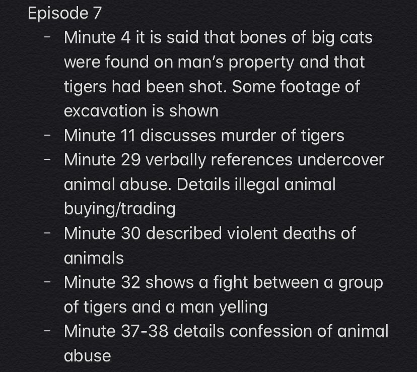 car_monet's tweet photo. !! PLEASE READ !!
Comprehensive list of trigger/content warnings for Tiger King on Netfliex (2/2)
Spoilers included in TWs https://t.co/21u1NazcTy