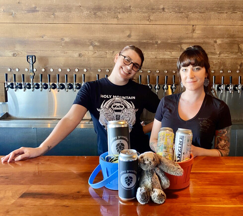 valleygrowlers's tweet photo. What do they really want in their Easter baskets? BEER! Go to https://t.co/ptRmlm0wg2 to order beer, cider, wine, & kombucha cans for the weekend. Better than eggs and candy! #fillyourbasketswithbeer #beertogo #crowlerstogo #craftbeer #craftcider #wine #kombucha https://t.co/BtDi6ijPi0