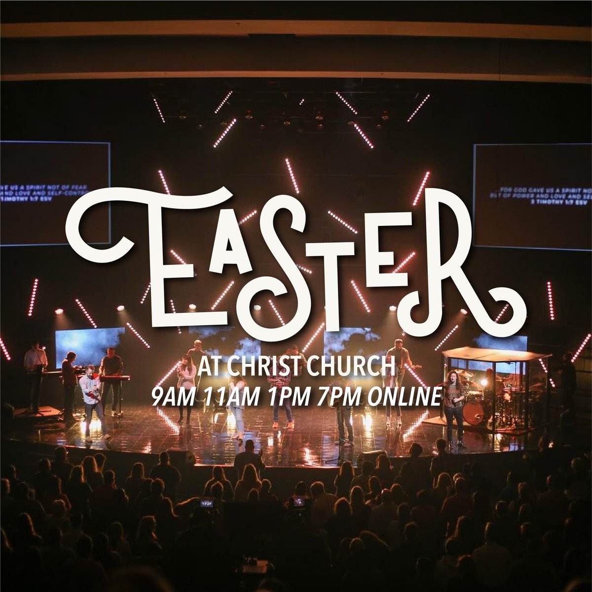 We cannot wait to celebrate EASTER SUNDAY with you TOMORROW!! You can join us ONLINE at 9a, 11a, 1p and 7p to worship our Risen King!! #ccla #cceaster #ccbethechurch
