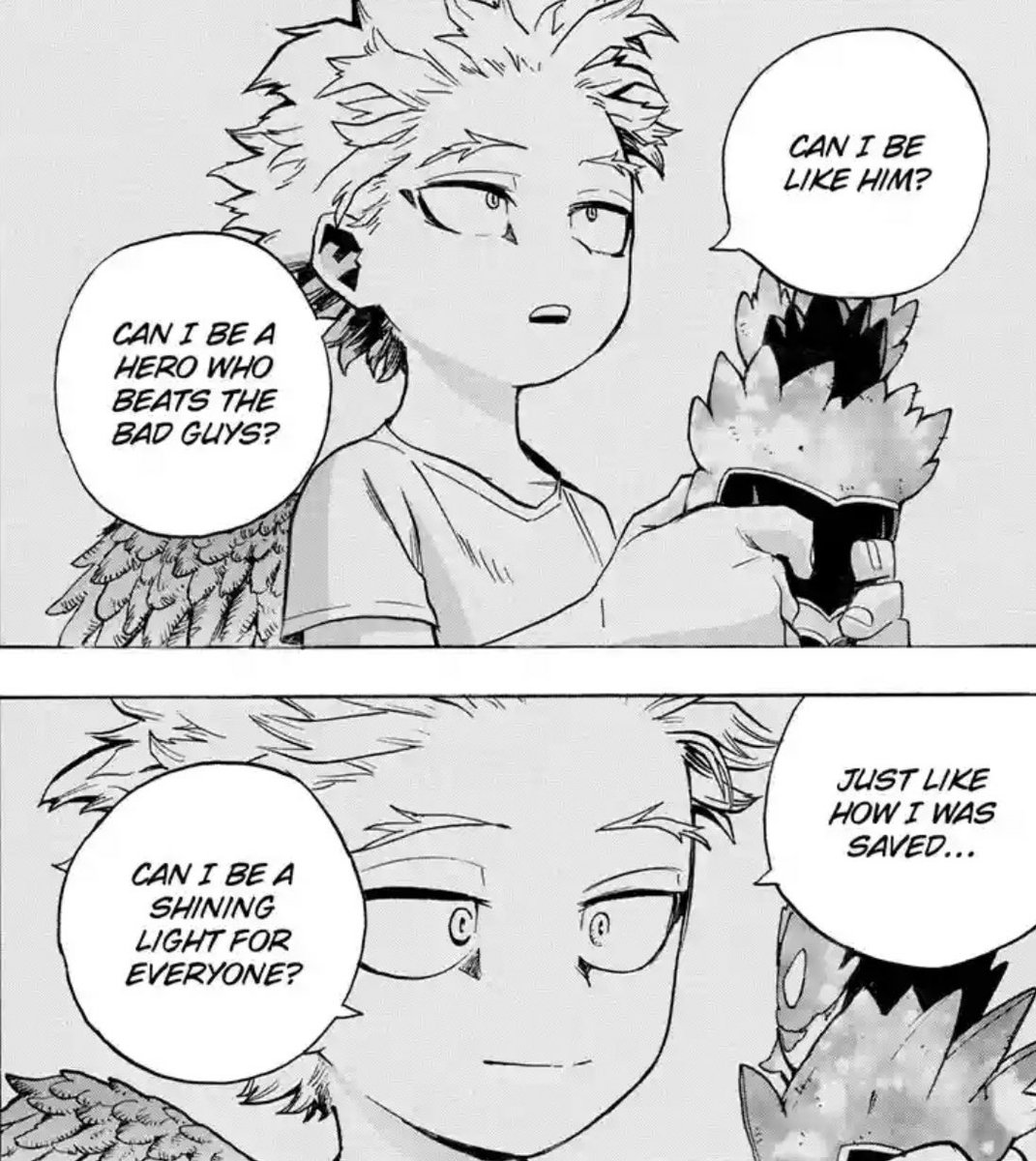 dabi and hawks are foils: a thread- touya had a big family while keigo didn't even had anyone to give permission for his trainings- touya was indirectly k!lled by endeavor, keigo was indirectly saved by endeavor