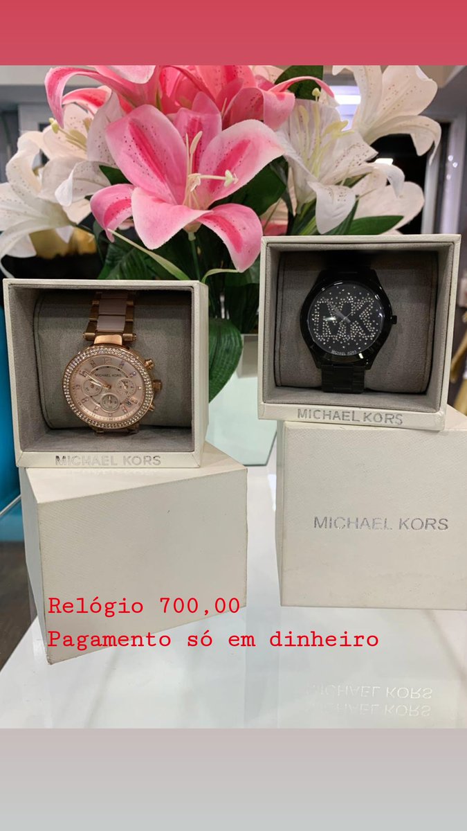 MBella70's tweet photo. Meninas olhem esse relógio da Michael kors #maravilhosos #lindos #apaixonate #espetacular #originas por apenas 700,00 / pagamento só mente em dinheiro ver se não vale apena?
Corram temos pouquíssimas unidades . https://t.co/dbAeQ44Q9E