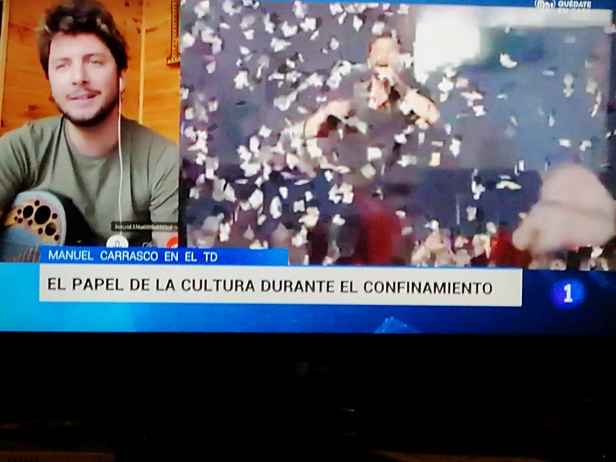 LorenaBogadoCa's tweet photo. Hoy @manuelcarrasco_ en las noticias presentando su canción Prisión Esperanza https://t.co/AlNzxCIhXP