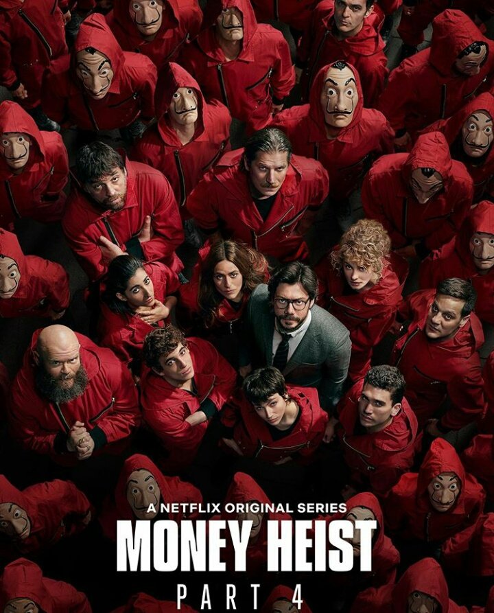 Money Heist (part 4)IMDb: 8.5Genres: Action | Crime | Mystery | Thriller