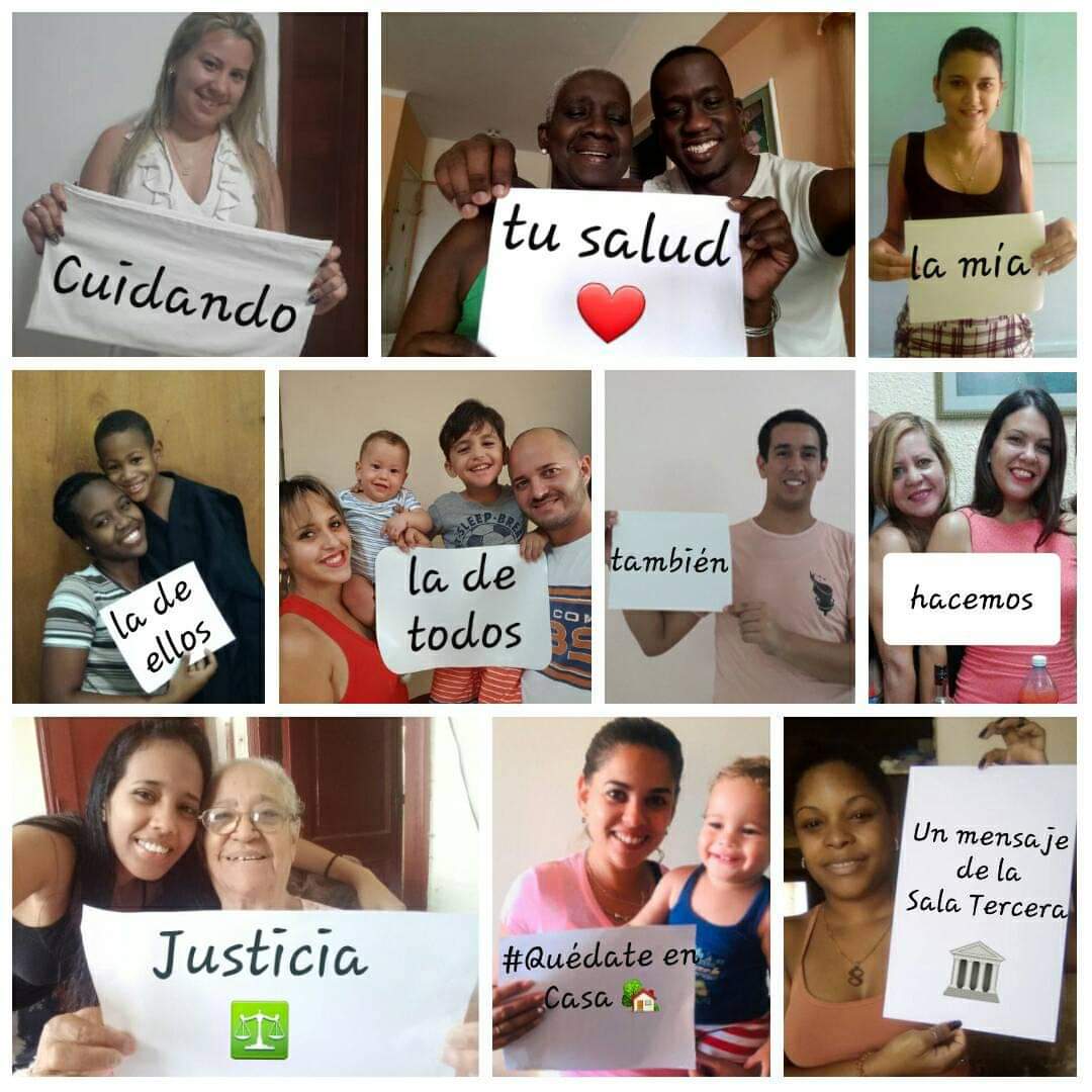 Yojaniers's tweet photo. Hoy vi en Facebook esta iniciativa de la Sala 3era Penal de nuestro Tribunal. Me gustó mucho por eso la quiero compartir. Cuidarse es tarea de todos. Son tiempos de pensar como país. @RubenRemigioCU @PresidenciaCuba @HomeroAcostaA @TSupremoCuba @RGZapata500 @YanetHzP
#Covid_19 https://t.co/mkWlhwYlcD
