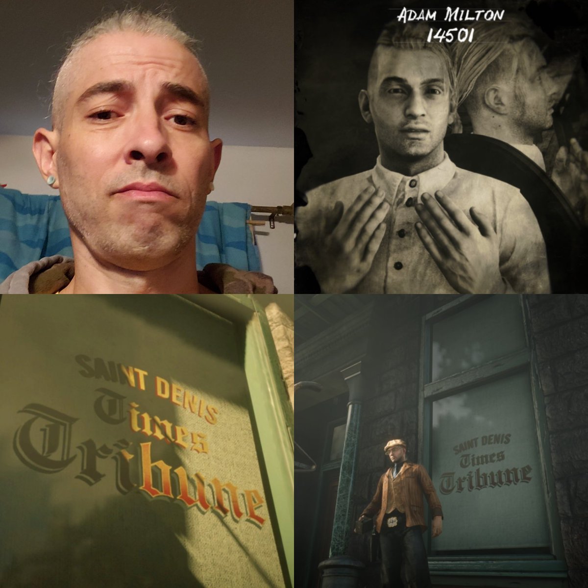 The_MrBeats's tweet photo. Native Son is officially retired! So here is my newest RDR2 Online character based off of myself and my grandfather Milton "Flip" Nunnally! A photographer and reporter for the Saint Denis Times Tribune! @TheBigHobowski #RDR2 #RDR2Online #RockstarGames https://t.co/EnOEZHtRcW