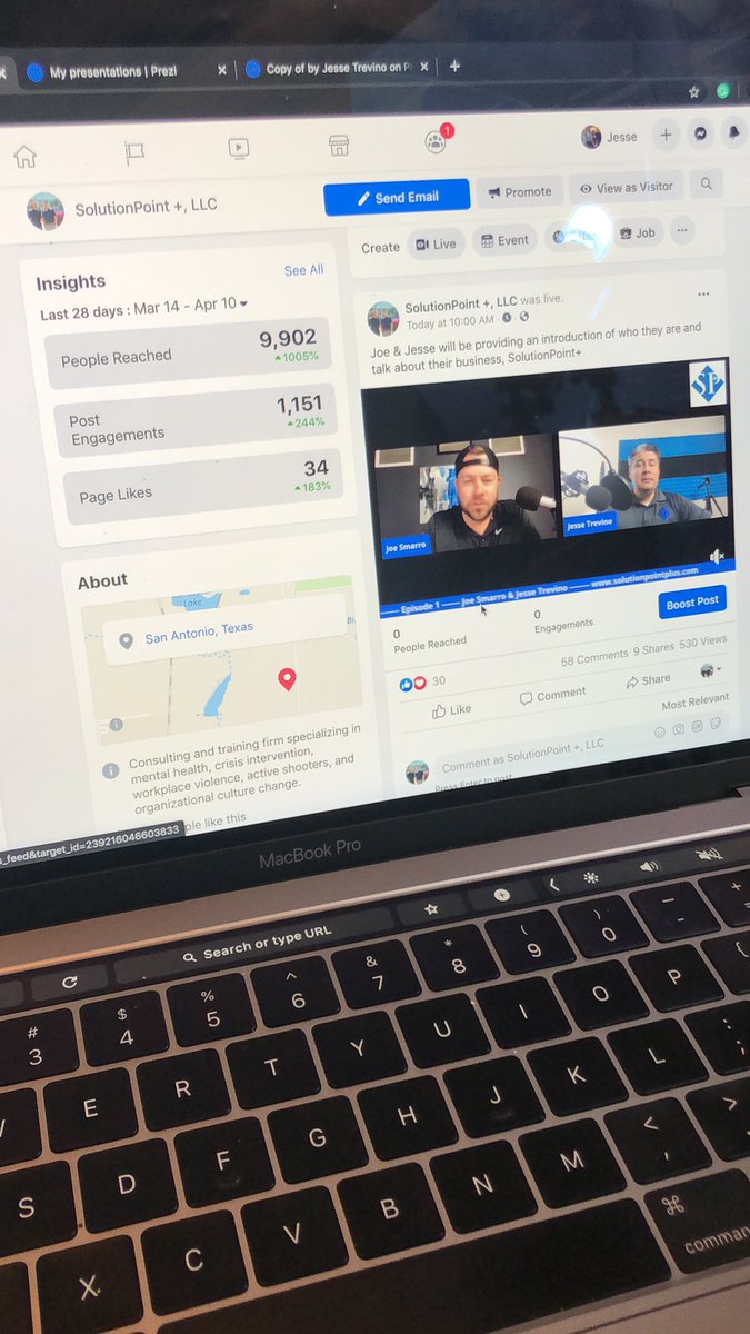SolutionPPlus1's tweet photo. Working on content with @JoeSmarro and @JesseATrevino1 https://t.co/ooQvhYFRRN
