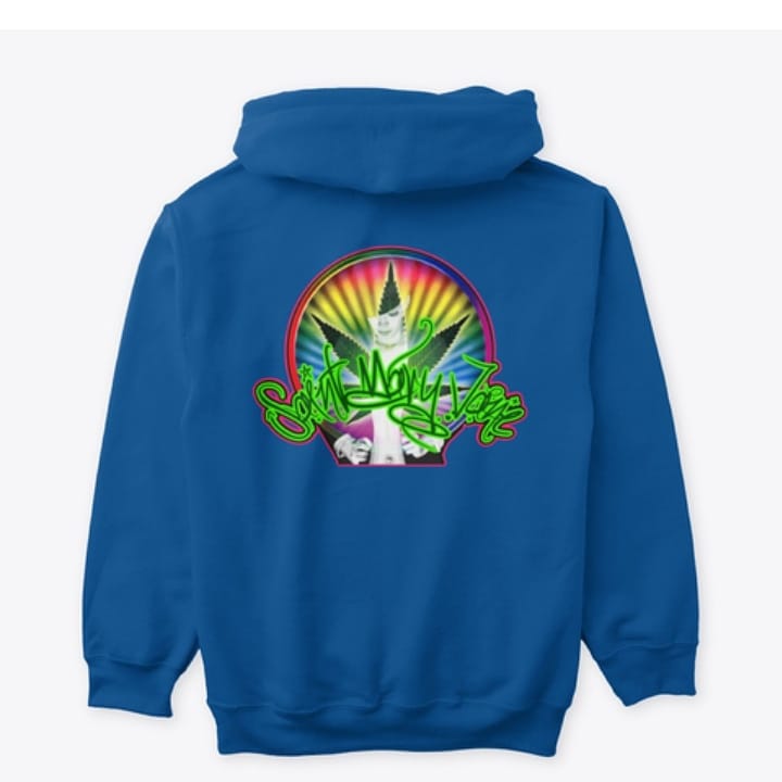 DevonJHall's tweet photo. Five great colors including dark blue and white. Get your #saintmaryjane hoodies today at https://t.co/vKw6bLXamu https://t.co/7wtkyGwVmq