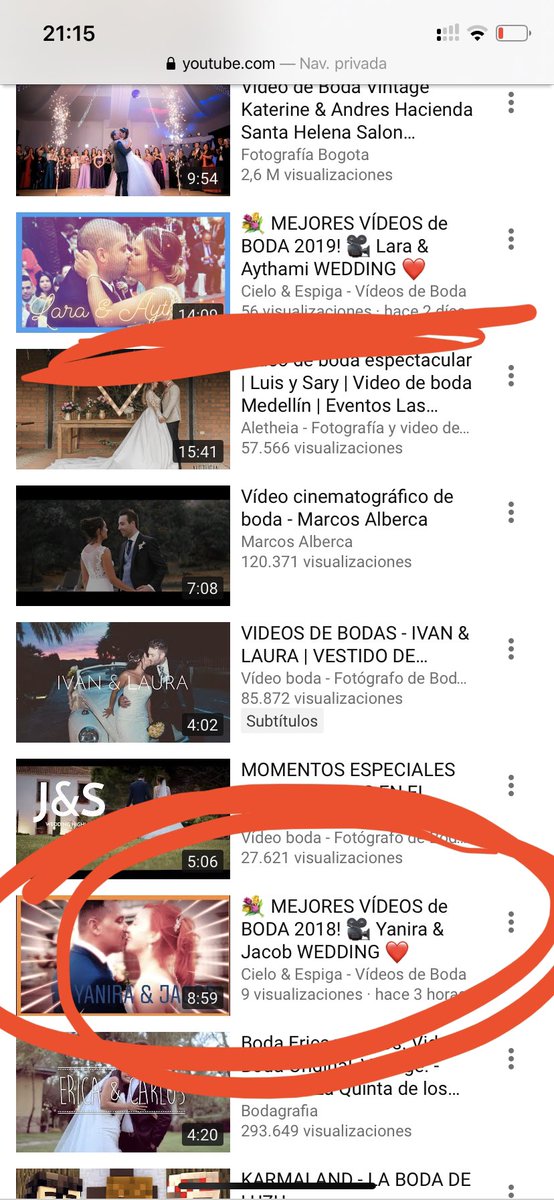 cieloyespiga's tweet photo. @RomualdFons hace pocos días hemos creado un nuevo canal de YT y aplicando las pautas de tu #CursoDeYouTube y hemos conseguido posicionar algunos de nuestros vídeos entre las 10 primeras posiciones!! (En modo incógnito!!) FUNCIONA!! Gracias!!! https://t.co/hw0eG02C9L