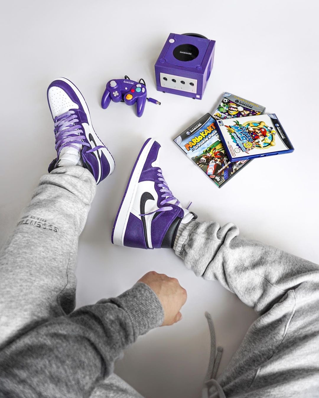 court purple 1s laces