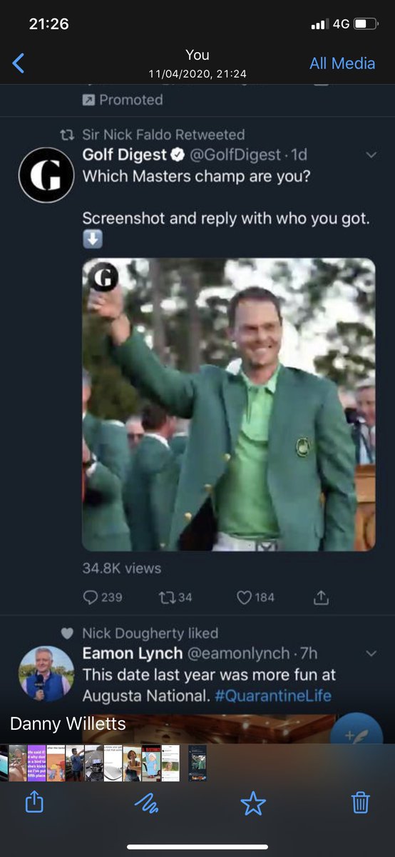 hingeman1's tweet photo. @GolfDigest @NickFaldo006 Settle for Danny.... https://t.co/fDfsZAVIvO