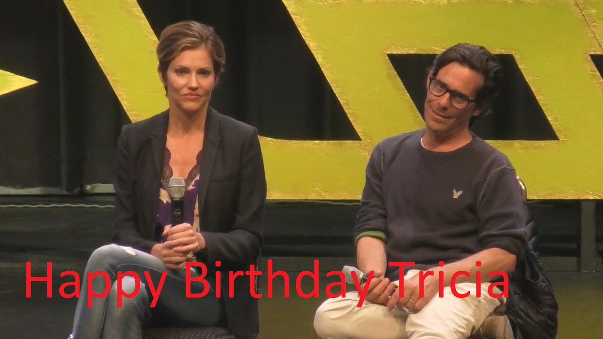 TriciaFans's tweet photo. @trutriciahelfer @jamescallis @FedCon Happy Birthday Tricia! https://t.co/R6SHwFPUQ2