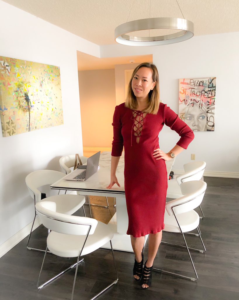 Put on a dress because <a href="/Talia_Stylist/">TaliaBrown</a> nominated us for the #CafaClosetChallenge to #SupportLocal #CanadianDesigners
#LaceMeUpDress take 20% off sale with code “pajamas” last size 4, 6, 8 left in Marsala and Black #NowOnSale $79 bit.ly/34241u9