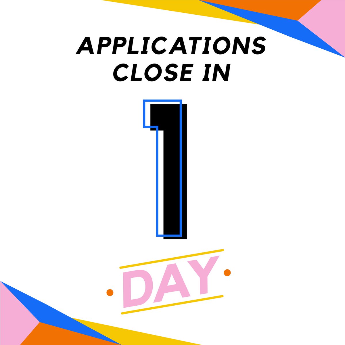 One more day until the deadline for SG Exec apps!! Link in bio!
