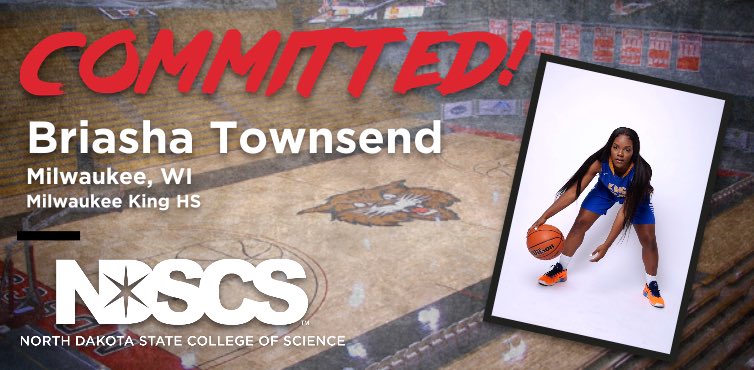 ndscswbball's tweet photo. We would like to announce the commitment of Briasha Townsend! She was first team all-conference for @RufusKingGBB where she averaged 14.0 ppg, 4.0 rpg, 2.0 apg, and shot 41% from three!! (#1 in WI D1 schools) We are excited to have you Bri! ๐๐ผ๐ดโช๏ธ๐คฉ
#WelcomeToTheFamily #GoCats๐พ https://t.co/o1dftKESCs