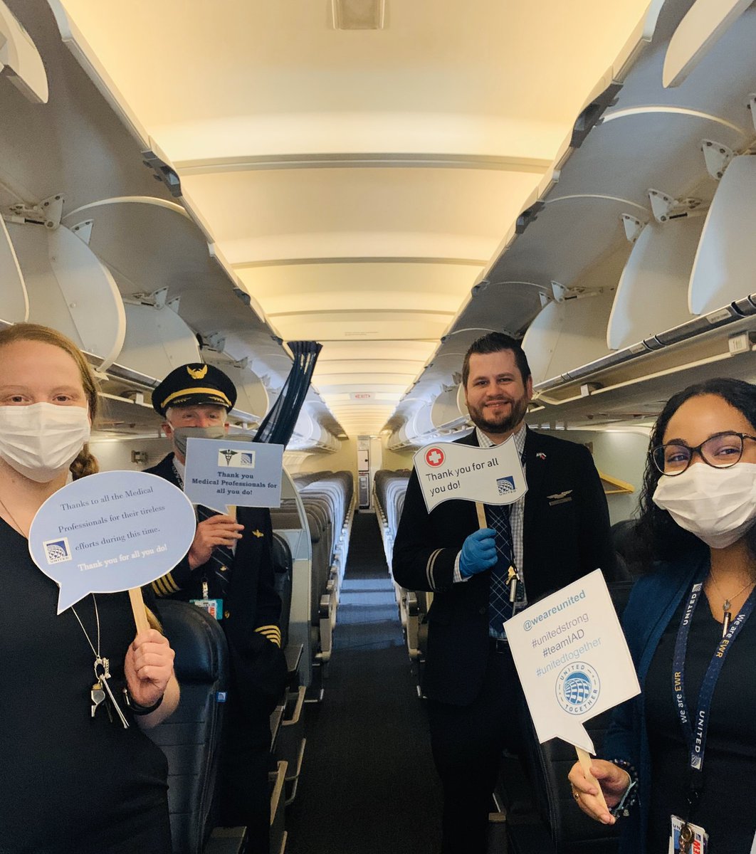jrheingans's tweet photo. @united such an honor to fly ✈️ these medical professionals to the NY area today.... appreciating and recognizing their efforts, contributions and sacrifices in fighting this virus and thanking them for all they do!  ❤️@weareunited @wingualker @HendyGeorge @BUZZBEAA @OmarIdris707 https://t.co/MN9fkcdMzE