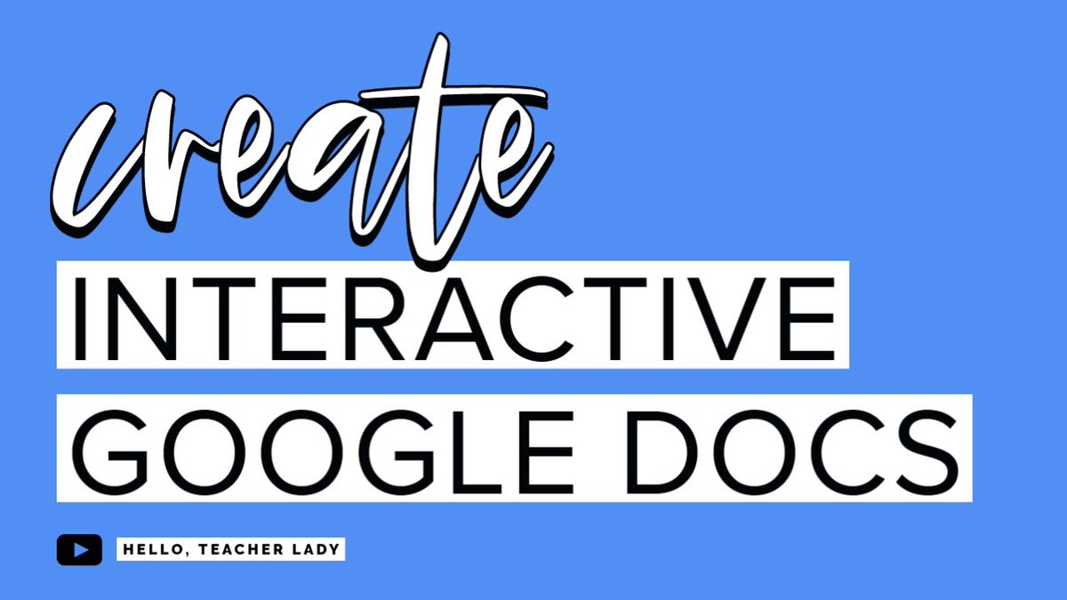 NEW VIDEO: How to Create Interactive Google Docs — add a table of contents, internal links &amp; more 🖥 #distancelearning #GoogleEDU youtu.be/m2nrx0SARUo