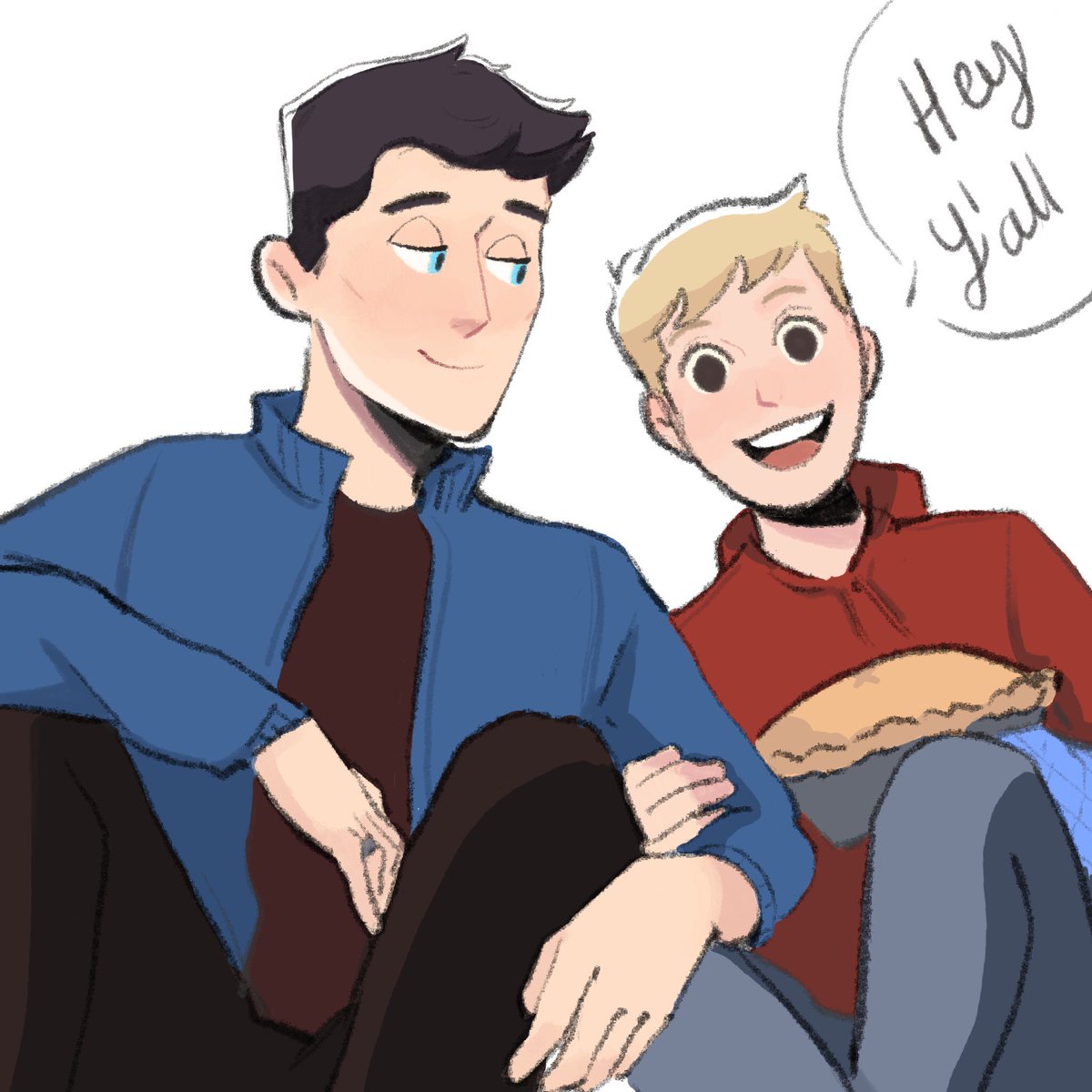 YeMcbear's tweet photo. Hey y’all!🥧✨ I have too many feelings right now, today ended my favorite Webcomic EVER, thank you @ngoziu for make this beautiful project where you can feel like home and a part of a team thank you 💖 #checkplease #checkpleaselastslice #ericbittle #jackzimmermann https://t.co/lAJaVZD8bp