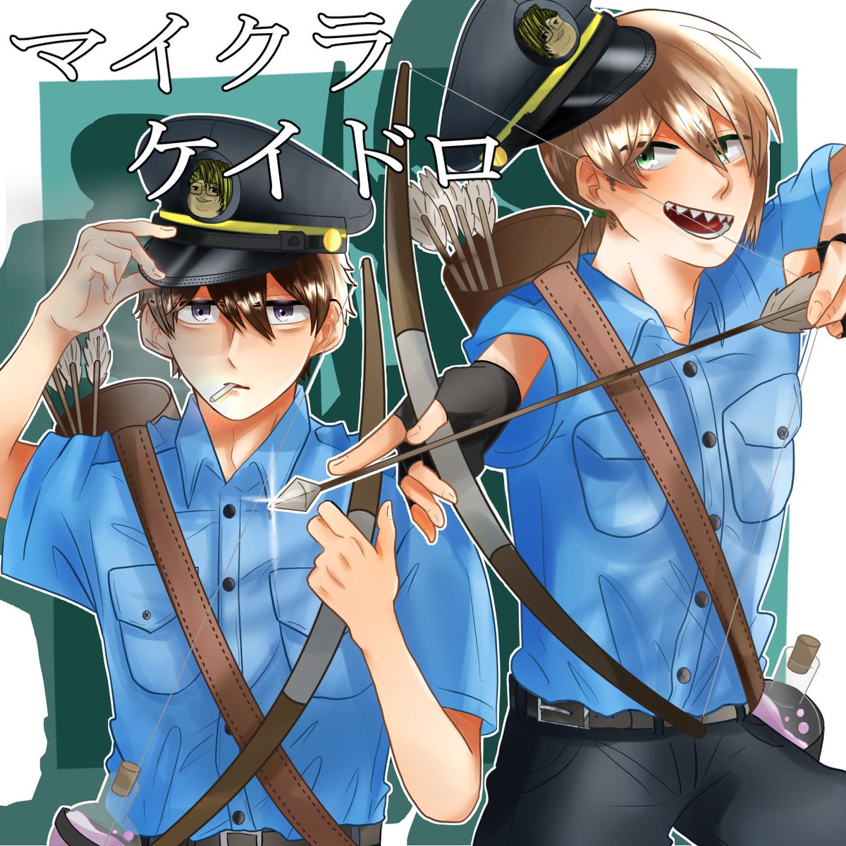 遥夢 創作垢の方にいます Zmさんとshoくんでマイクラケイドロ描きました リクエストありがとうございました 我々だ イラスト 遥夢 創作垢の方にいます Zmさんとshoくんでマイクラケイドロ描きました リクエストありがとうございました 我々だ イラスト